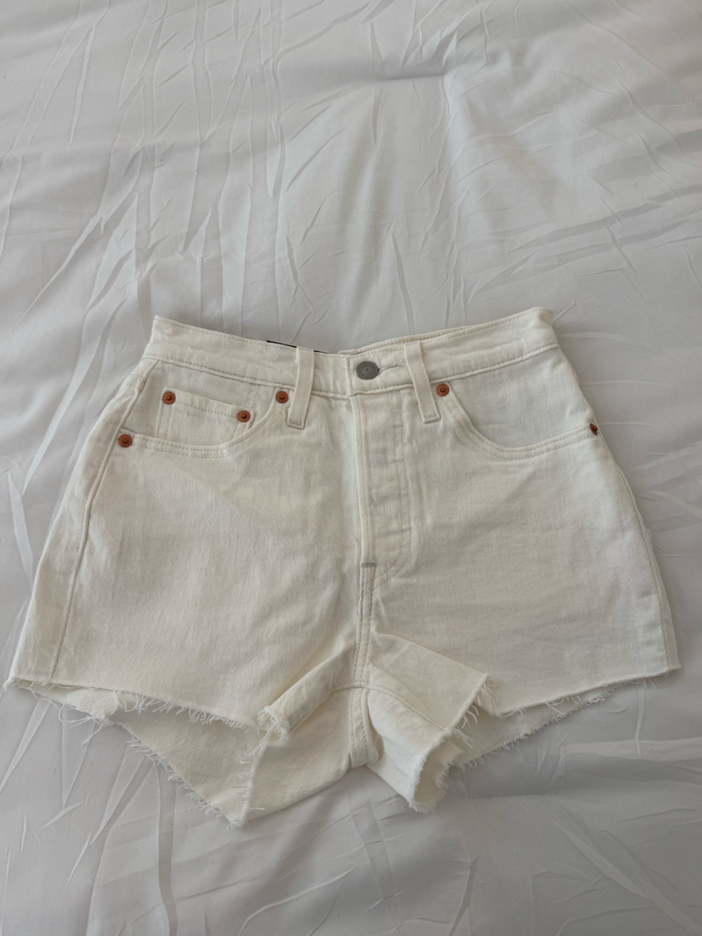 Levi's 501 Original Shorts White